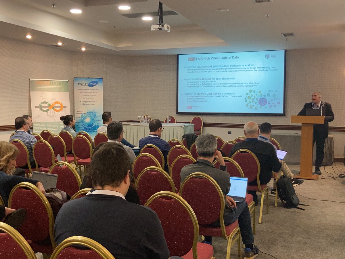 INTEROP-VLab (@interopvlab) on Twitter photo Last day of the I-ESA conference ! 🎉
📢 Today <a href="/SergioGusmerol3/">Sergio Gusmeroli</a>, Research Coordinator at <a href="/polimi/">Politecnico di Milano</a> will give us a 40-minute presentation on "Enterprise Data Interoperability through Data Spaces and Digital Product Passports" !
#IESA24 #Conference Last day of the I-ESA conference ! 🎉
📢 Today <a href="/SergioGusmerol3/">Sergio Gusmeroli</a>, Research Coordinator at <a href="/polimi/">Politecnico di Milano</a> will give us a 40-minute presentation on "Enterprise Data Interoperability through Data Spaces and Digital Product Passports" !
#IESA24 #Conference