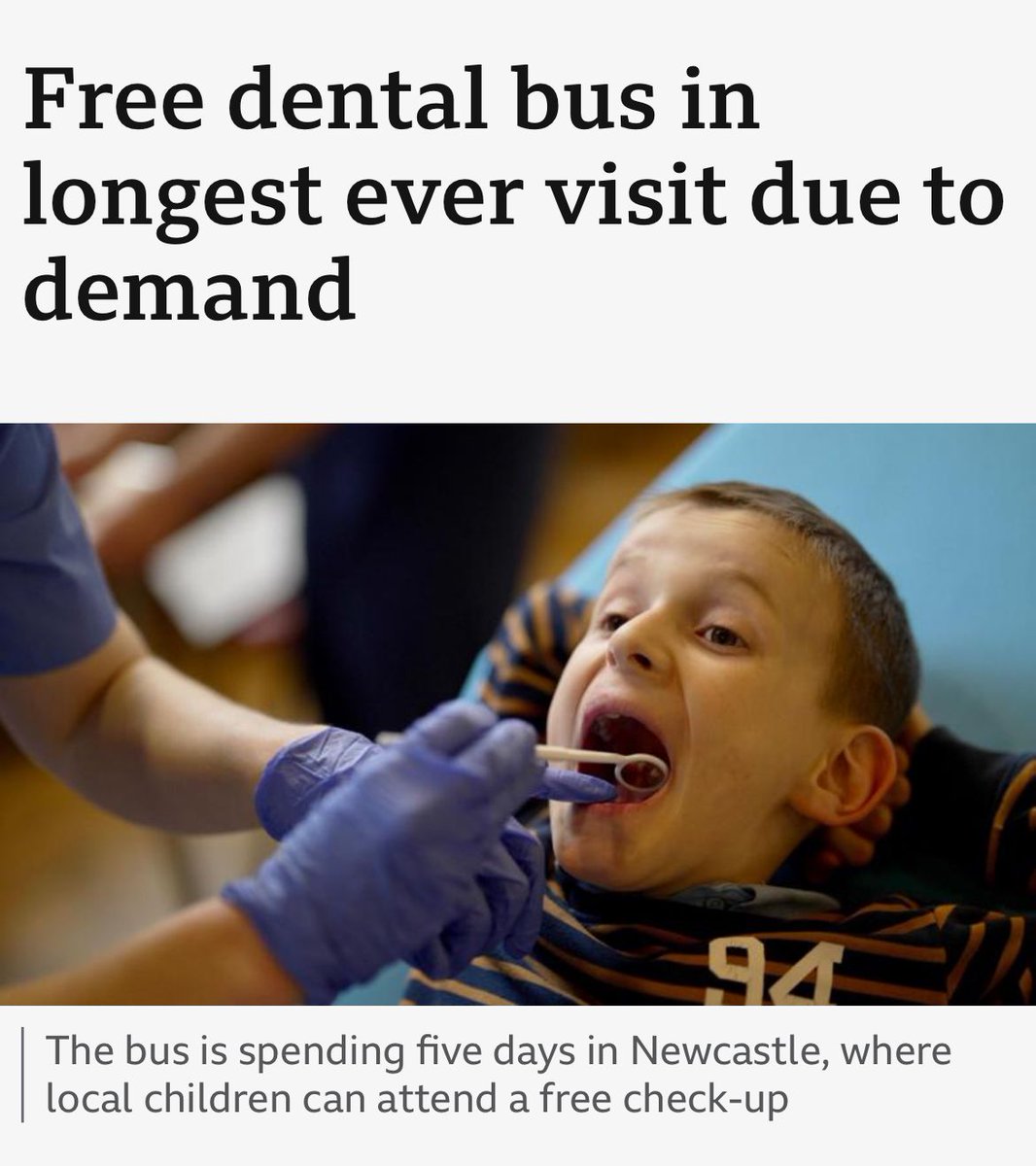 Under the Tories NHS dentistry services have become overwhelmed & our Northern communities facing the brunt of it.

9/10 dentists the in Jarrow constituency aren't accepting new patients.

It shouldn't be down to charities to fix Tory #DentistryCrisis 

We need a #GENow