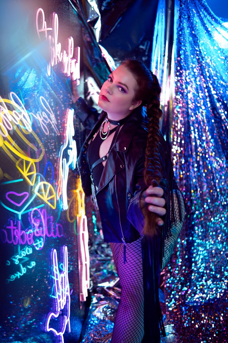 Artist announcement! 🎉🎉🎉🎉 Neon Flare! (She/her) 'Meet Neon Flare, a captivating burlesque and cabaret performer who defies convention and blurs the line between sensuality and hilarity.