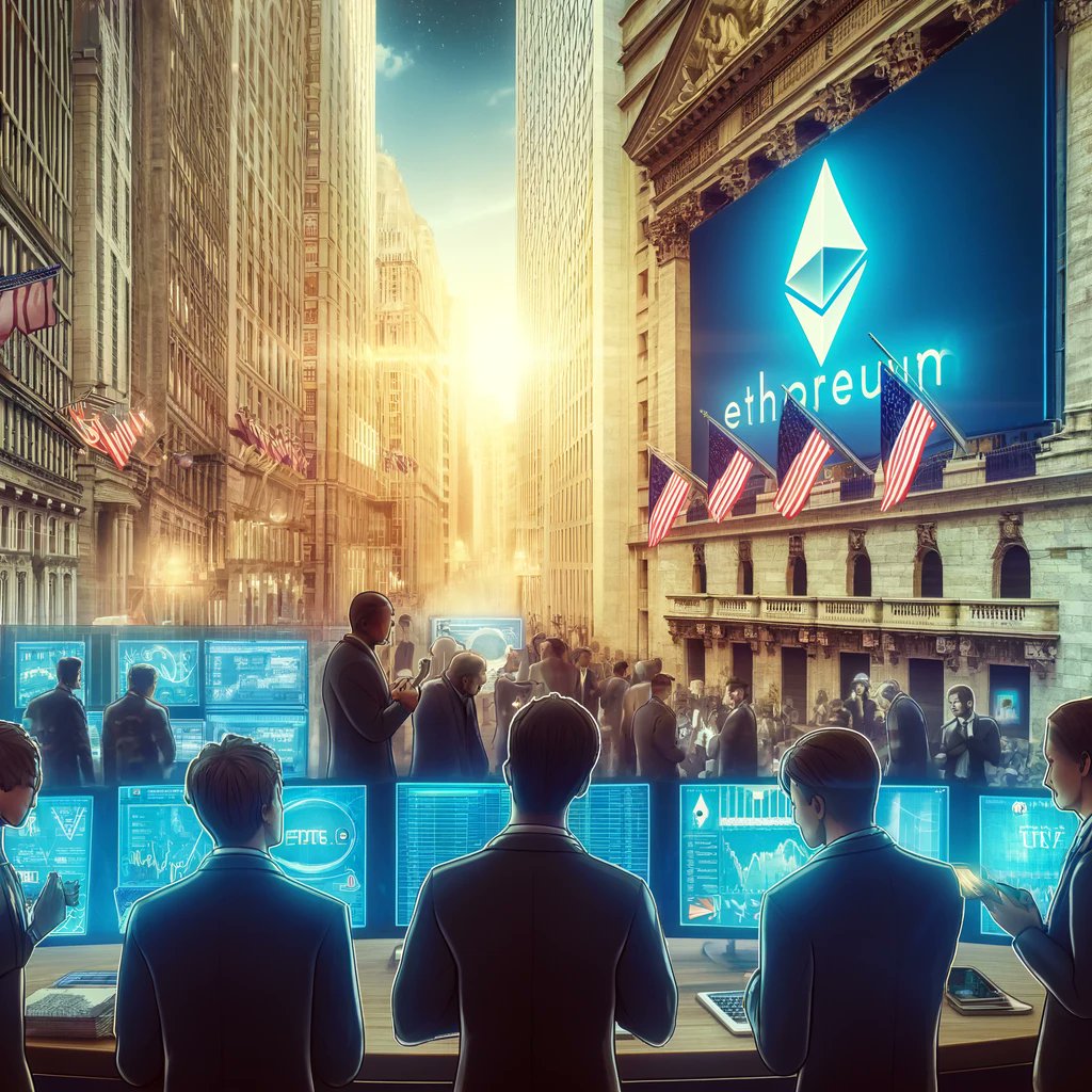 '🚨 Big news from Wall Street! JP Morgan analysts forecast a 50-50 chance for the approval of an Ethereum ETF this coming May. If greenlit, could this be the catalyst for a crypto surge? 📊💡 Investors, it's time to watch closely! #CryptoNews #Ethereum #ETF #InvestmentTrends'