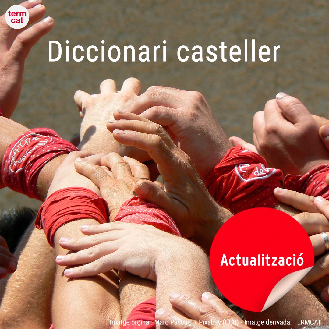 📣 🆕 Presentem una nova ampliació del 'Diccionari casteller'! S’hi han introduït una dotzena de noves entrades i les denominacions i les definicions dels termes en castellà 👇 termcat.cat/ca/actualitat/…