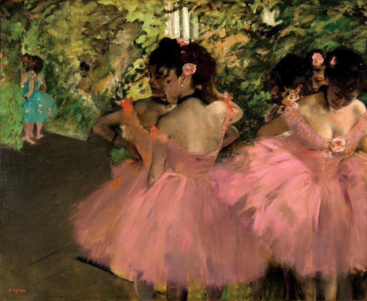 Edgar Degas - 'Dancers in Pink' (1876)