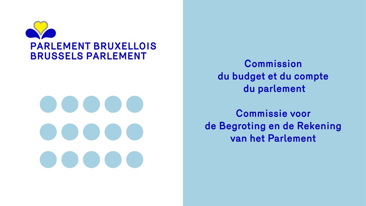 À l'ordre du jour de la commission budget et compte : weblex.brussels/display_pdf.ph… Op de agenda van de commissie begroting en rekening : weblex.brussels/display_pdf.ph… Live 🎦 parlement.brussels/youtube