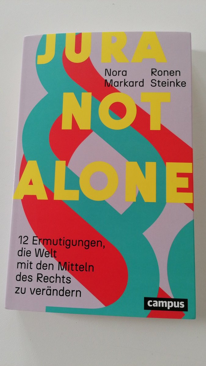 #coronaverlosung 670: Heute mit einer Spende des @Campusverlag (@JuetzHD): Das neue Buch von @markard_chair und @RonenSteinke. Vielen Dank. Teilnahme per RETWEET, Verlosung am Abend. Viel Glück! 🙂