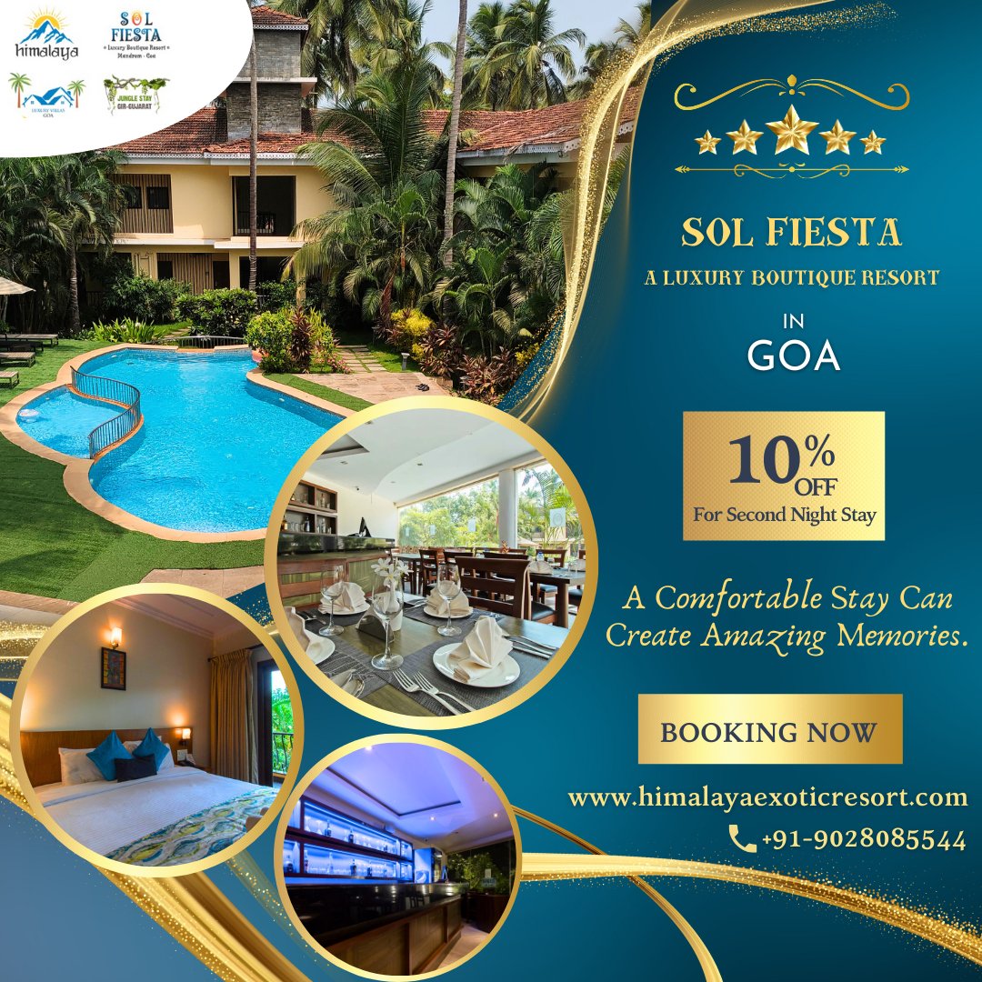 Come To Goa And Book Your Stay @ Sol Fiesta, A Luxury Boutique Resort in Goa.

🌐 Visit :- himalayaexoticresort.com
☎️ Call :- +91-9028085544
.
.
.
#goaholiday #goa #goavibes #goatourism #goatrip #goadiaries #southgoa #goabeach #agonda #india #goavacation #agondabeach