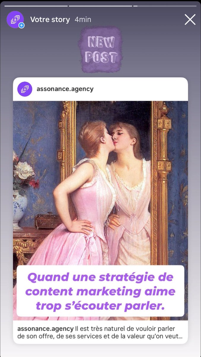 C’est vendredi je fais un instant pub. Notre agence a un compte Instagram magnifique, vous devriez le suivre. 🥰

instagram.com/p/C5poyetO3eI/…