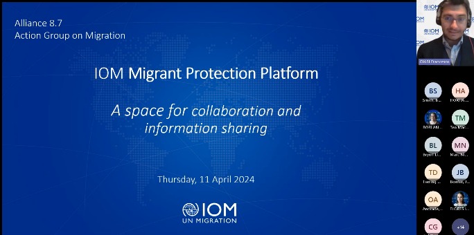 Reflecting on the successful Alliance 8.7 Migration Action Group meeting on 11 April, we are energized to advance SDG Target 8.7. Together, we are committed to taking concrete steps to end #ForcedLabour, #ModernSlavery, #HumanTrafficking & #ChildLabour. @UNmigration