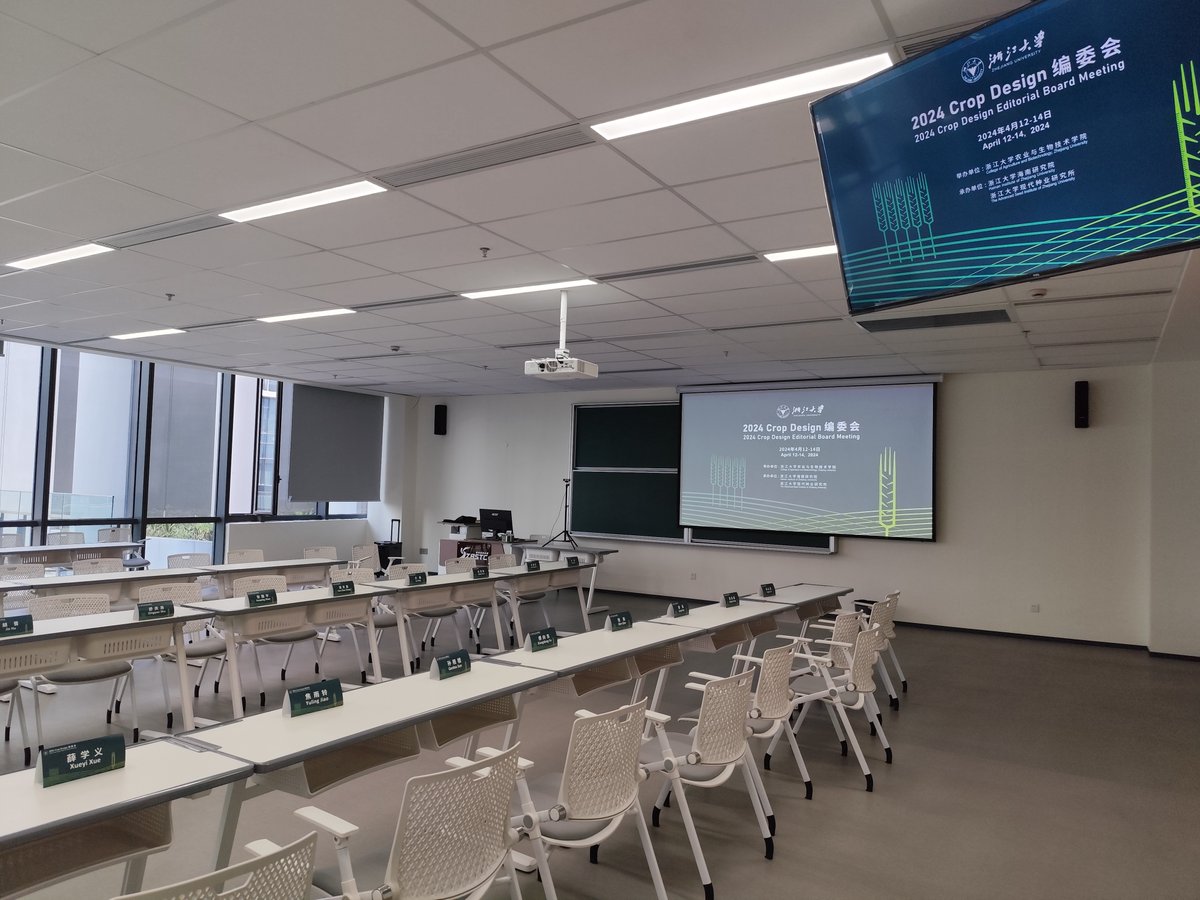 wimi_biotech's tweet photo. ⭐️The main venue for the 2024 Crop Design editorial board meeting is now all set up and ready to go! 🎉 We're eagerly anticipating tomorrow's crop science academic session.🌾🏢💡
@crop_design 
#CropDesign2024 
#AcademicMeeting https://t.co/I7iBbUmRUY