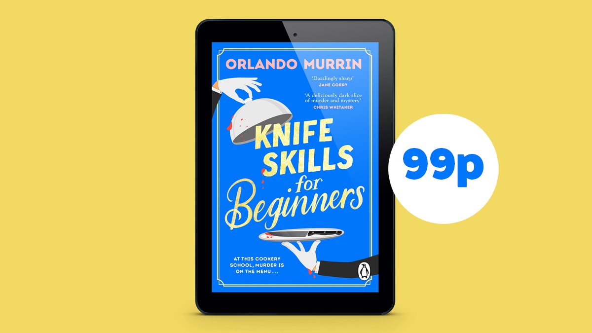 At this cookery school, murder is on the menu... 🔪🩸 @orlandomurrin's deliciously good thriller, Knife Skills for Beginners, is just 99p today: amazon.co.uk/Knife-Skills-B…