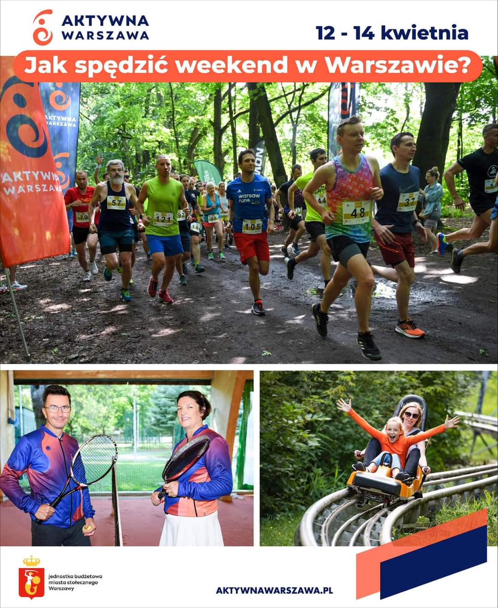 🧐 Szukacie pomysłów na spędzenie weekendu w stolicy? Zapraszamy do zapoznania się z naszymi propozycjami ➡️ sport.um.warszawa.pl/waw/aktywna-wa…