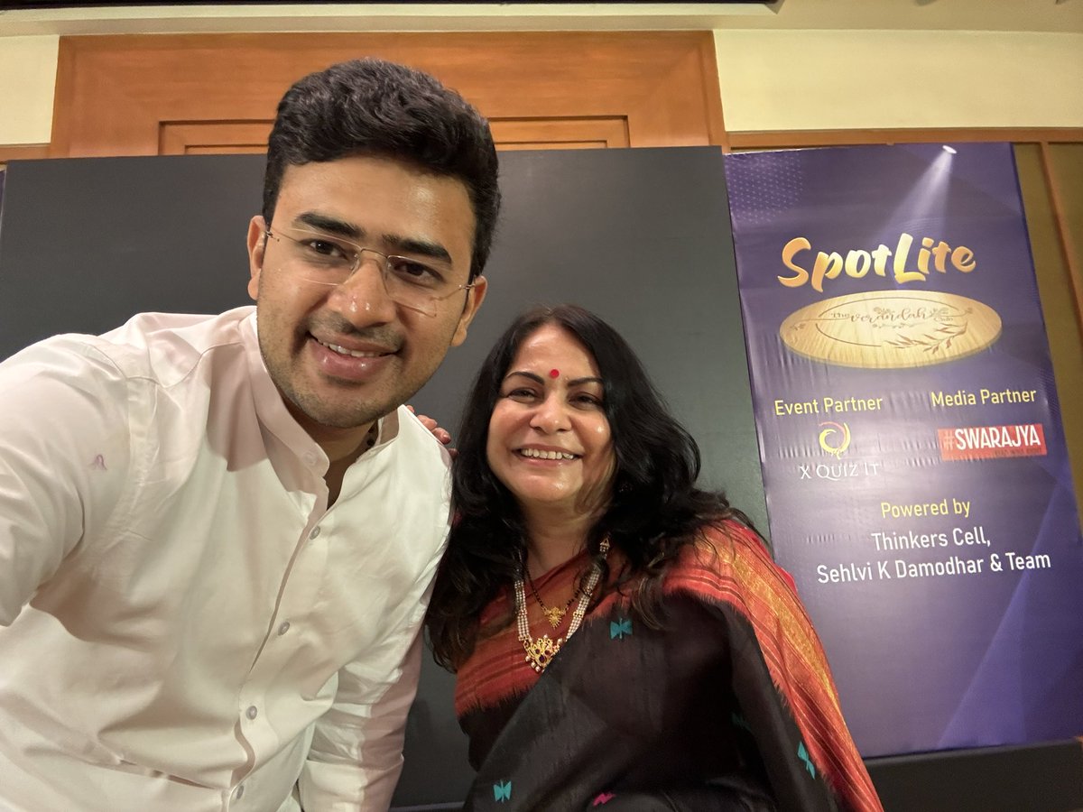 The mandatory selfie with @Tejasvi_Surya
