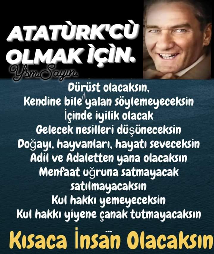 KAYPAK'ların ATATÙRK'le ìşì olmaz.