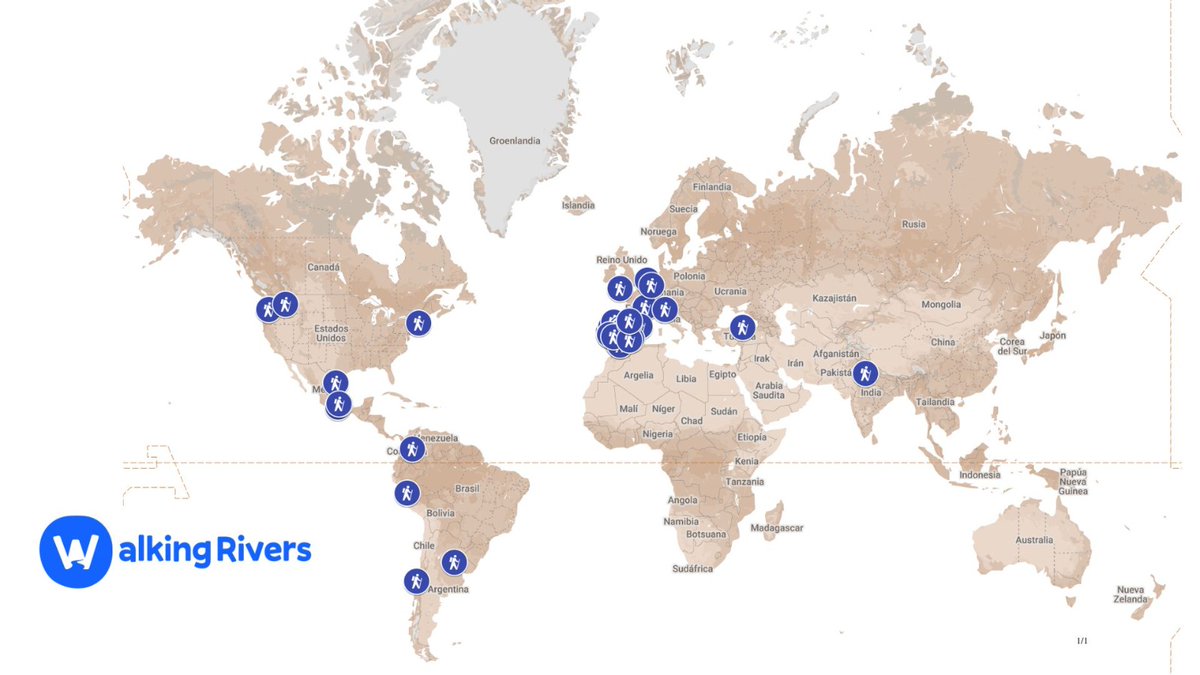 🙌 WOW! Amazing! Look at all the countries that have signed up to be part of #WalkingRivers! 💙 👉 The deadline to submit more itineraries is extended until the 24th of April! Let’s walk our rivers on the 11th of May 🌊 🌊 🌊 More information ➡ cirefluvial.com/walkingrivers/