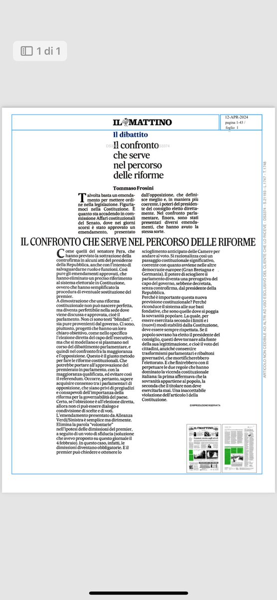 #riforme #costituzione #premierato @revistaTRCUNED @cepcgob @Montecitorio @SenatoStampa @Palazzo_Chigi @CorteCost