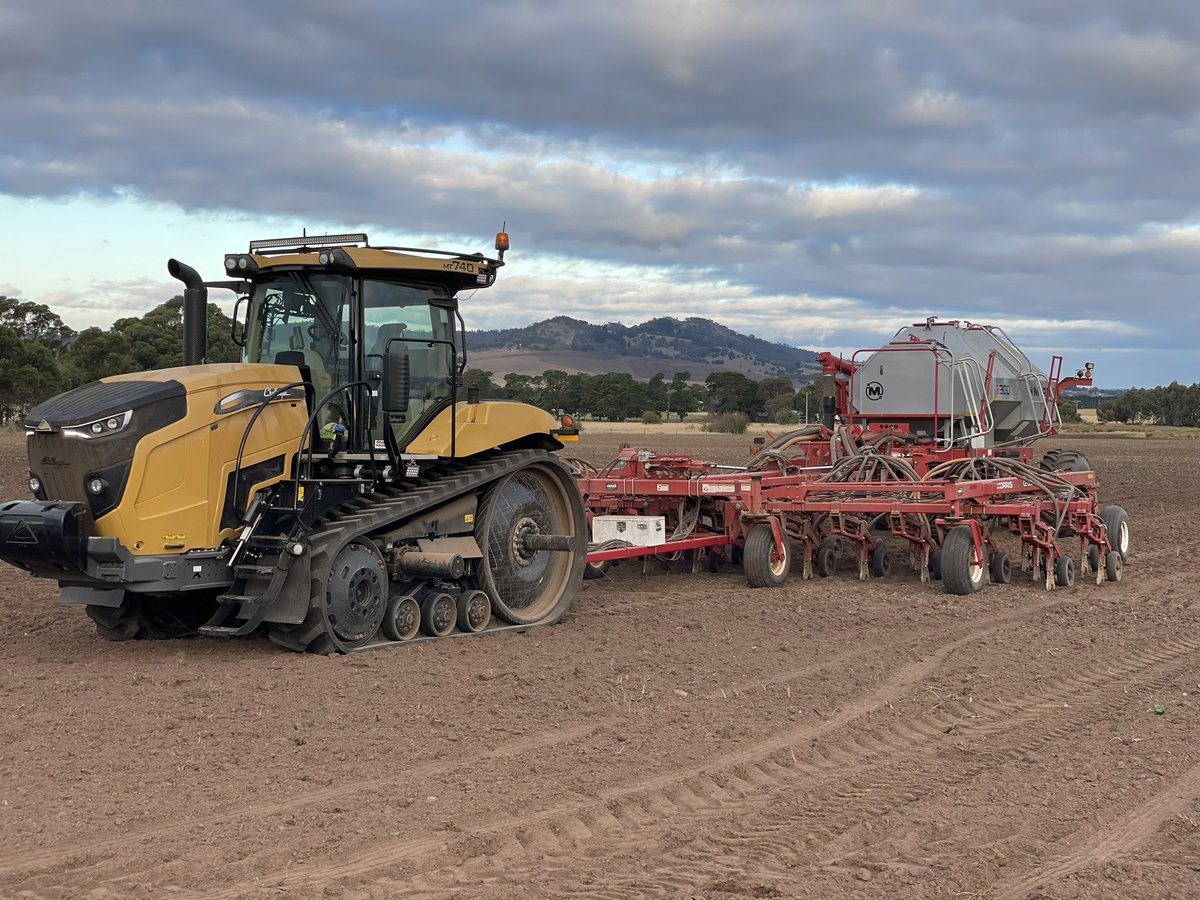 Some action shots from our growers getting the job done. Excellent germination from recent rain means Double Knocking is in full swing.