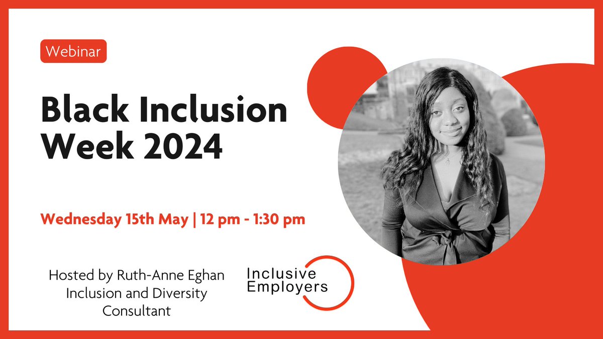 📅 Inclusion professionals, start planning for #BlackInclusionWeek early by booking your FREE tickets to our webinar celebrating the week! 🎟️ Find out more about the event hosted by our #inclusion expert Ruth on our website: tinyurl.com/4f55bham