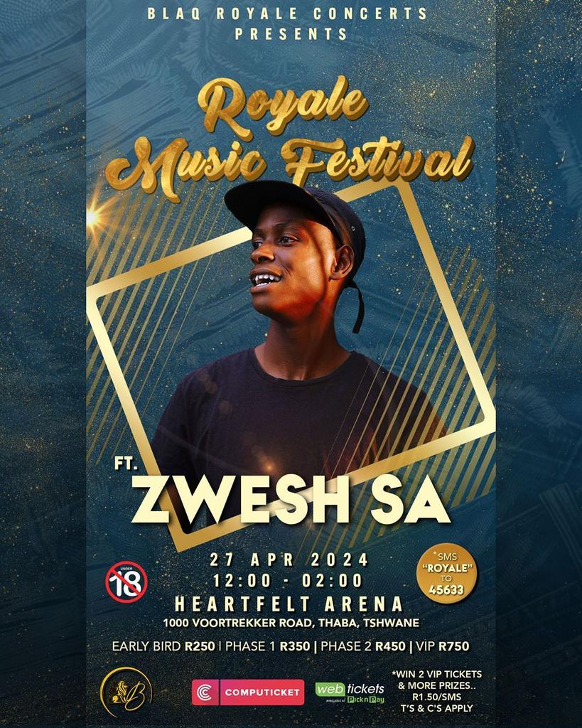 Have you started with the count down🤔🤭 pause 🖐 let me count it down for you 😂 13 days to go #RoyaleMusicFestival BR Concerts is here just grab your ticket and let's go