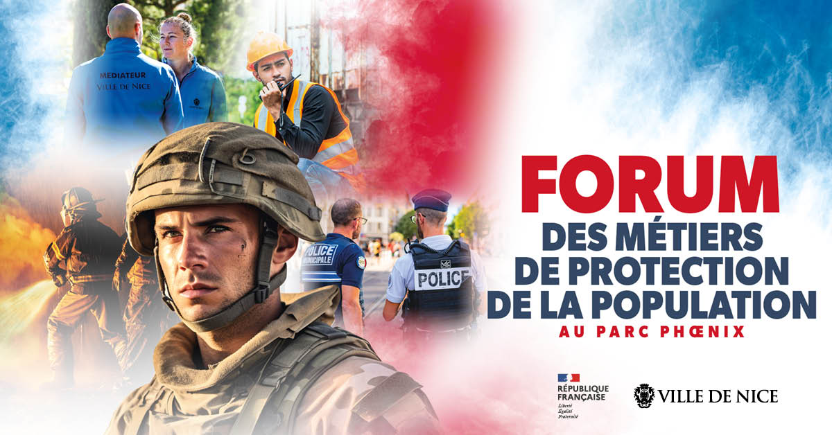 👮‍♂️ À tous les héros en herbe désireux de protéger leur communauté, rendez-vous le 1️⃣2️⃣ avril au Parc Phoenix à Nice pour le Forum des Métiers de Protection de la Population ! 🚒 ❤️‍🔥 Votre vocation vous attend ‼️ 👉 nice.fr/fr/l-agenda/fo…