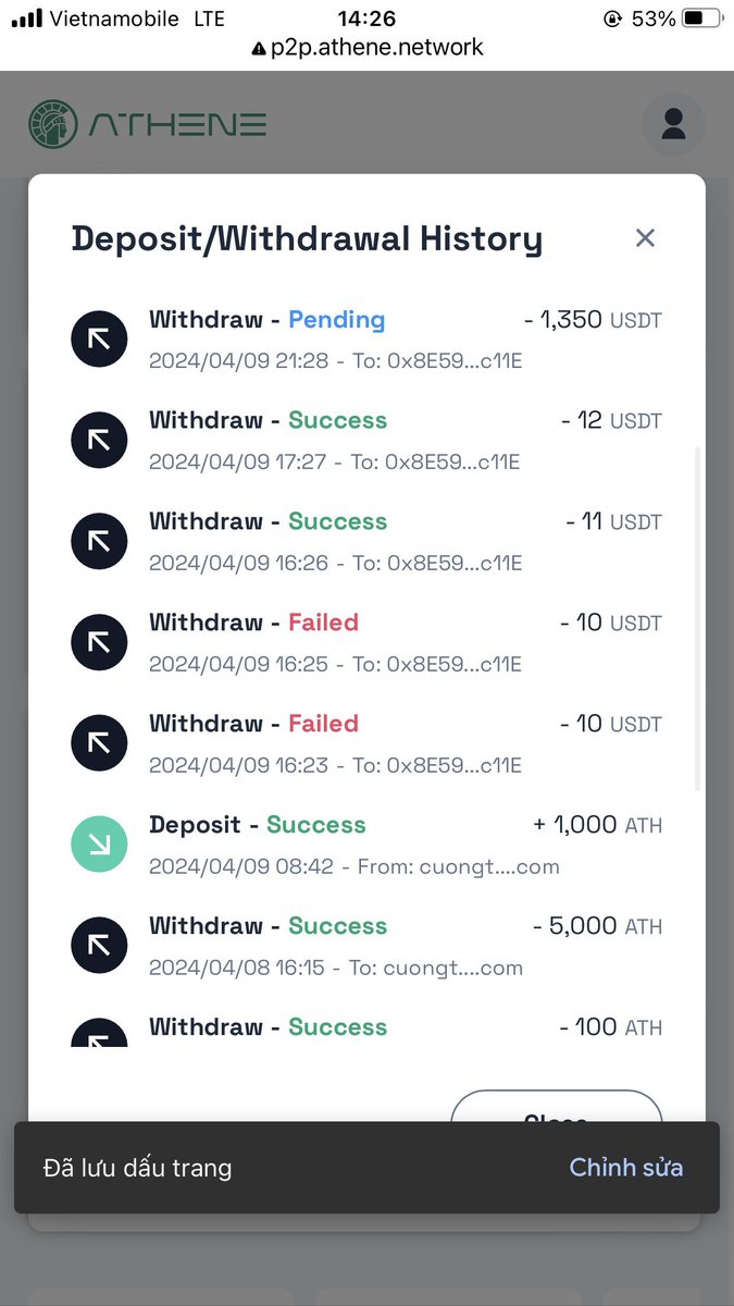 @Athene_Network Why my withdraw usdt are showing pending over 60 hours?