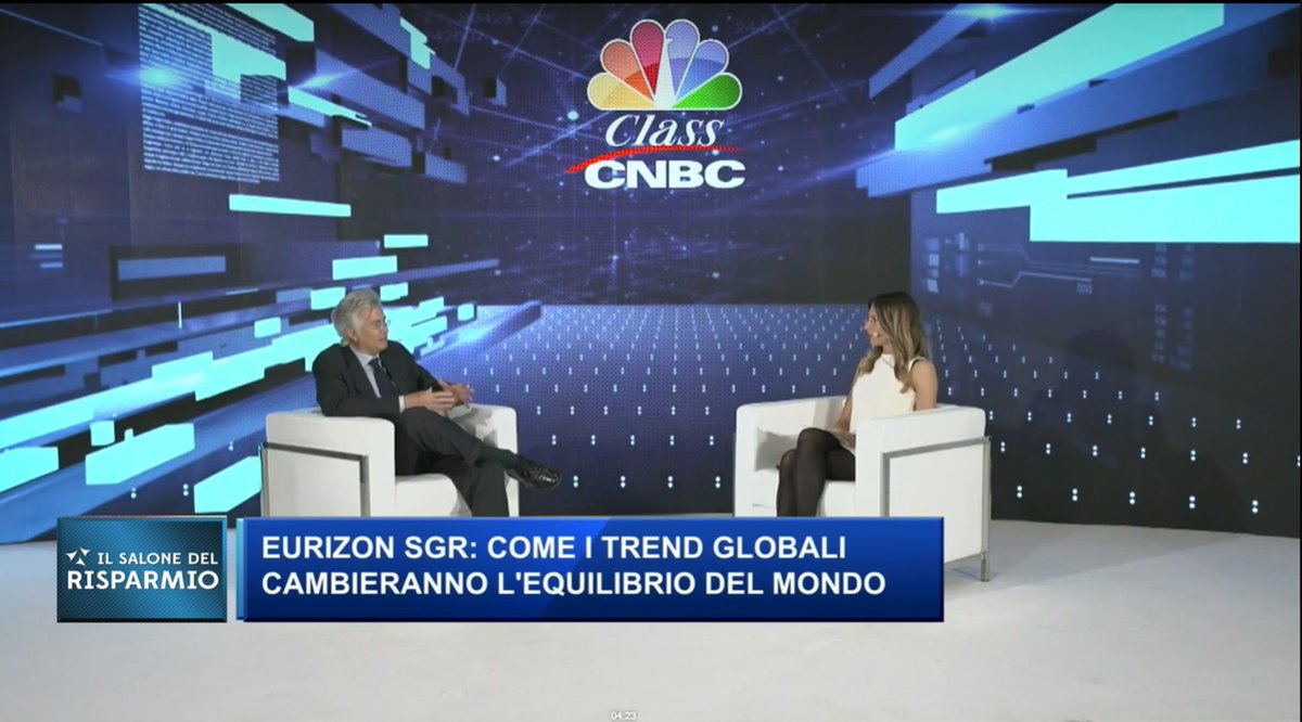 📹 #RassegnaStampa Eurizon SGR, gli equilibri di domani: intervista a Saverio Perissinotto Ceo di Eurizon Capital SGR e vicepresidente di Assogestioni per @classcnbc #SdR2024 video.milanofinanza.it/video/eurizon-…