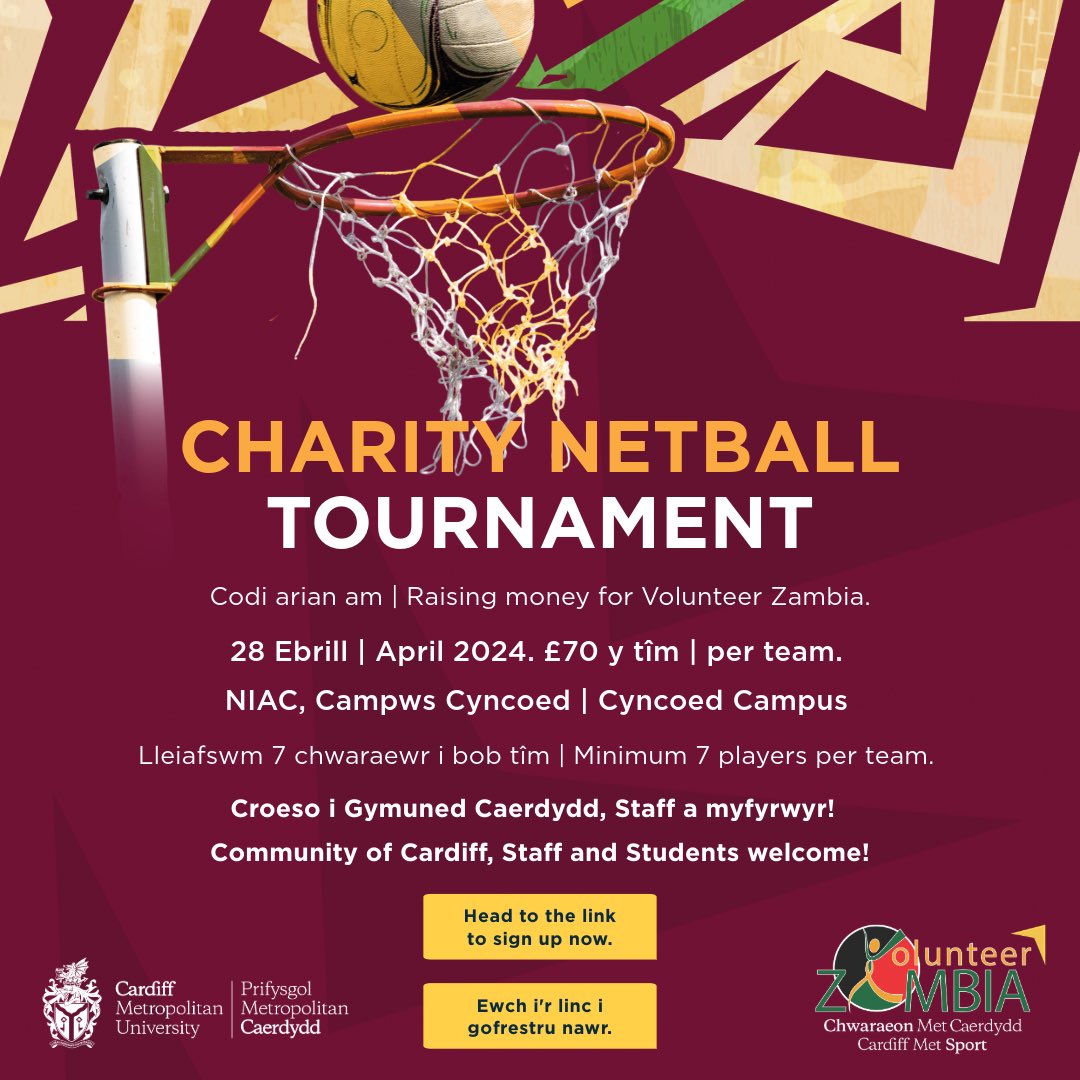 How good (or bad👀) are your netball skills?🏐 Join us on Sunday, April 28th, for an electrifying mixed netball showdown in support of @VolunteerZambia! Round up your squad — friends, family, and coworkers — and let’s see who’s got the skills to dominate the court for a great…