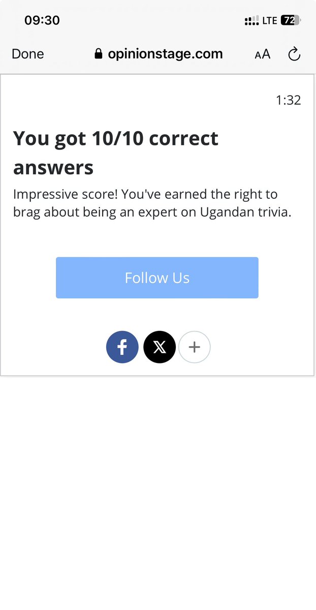 I rigged the Bitamazire question because I read her profile 2 days ago. Also the Mubuku question was too easy. So I earned 8/10 not 10/10