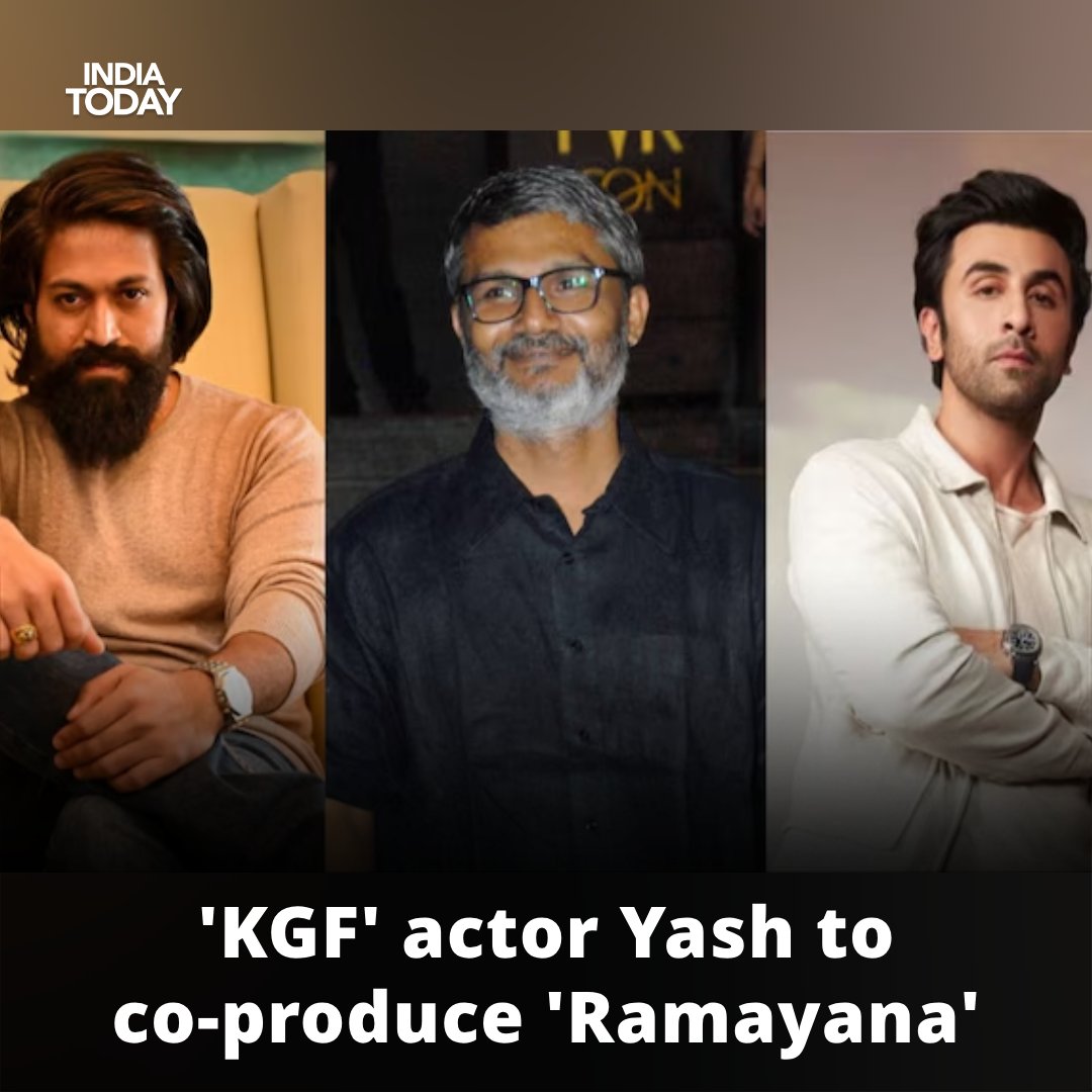 Yash (@TheNameIsYash) to co-produce and act in Nitesh Tiwari-Ranbir Kapoor's 'Ramayana'

Read more: intdy.in/hb34ix

#Yash #Ramayana #NiteshTiwari #ITCard