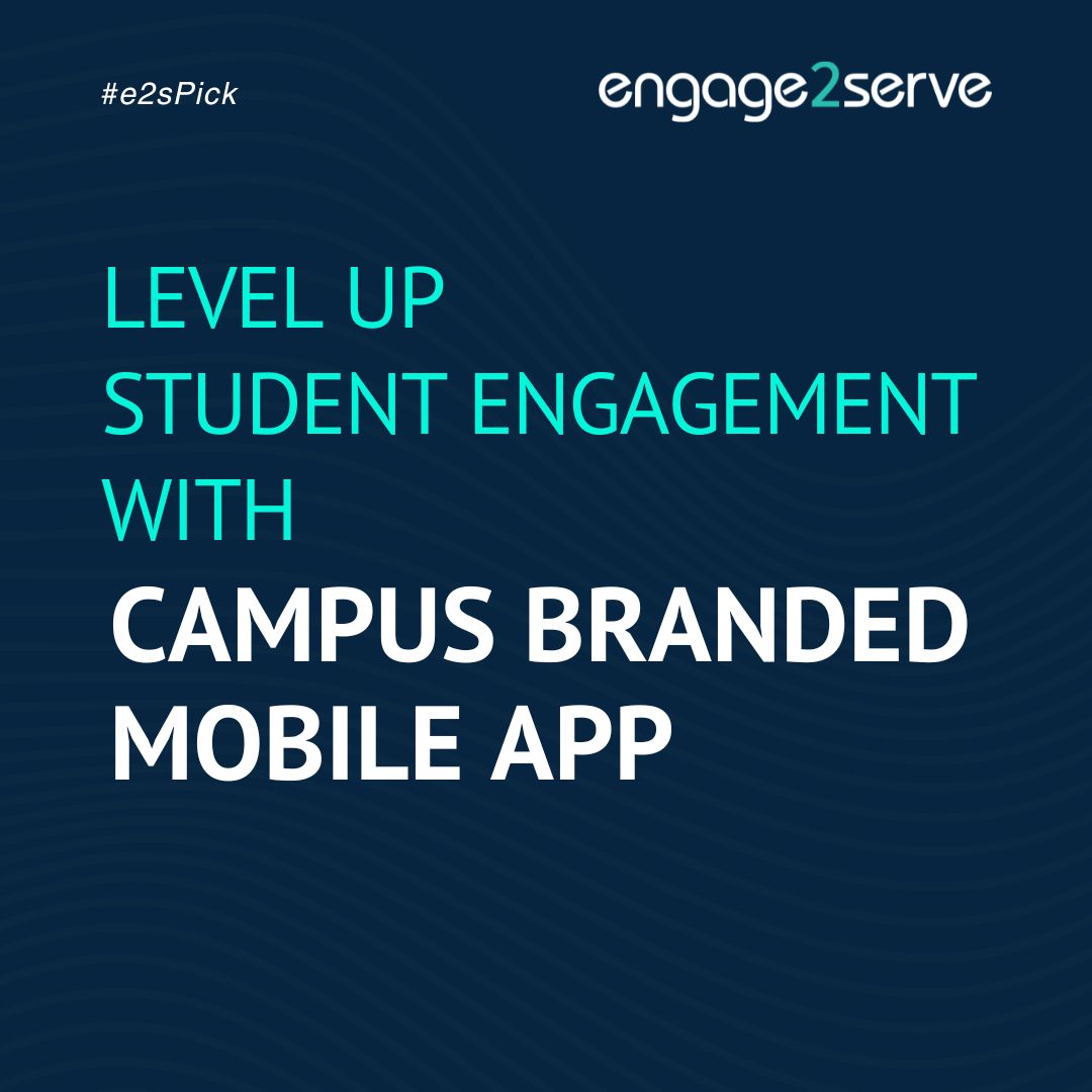 Engage2Serve's tweet photo. Serve and Engage your students! Get to know your students better with a college-branded Mobile App 📱
Students can effortlessly self-serve, raise issues &amp; ask questions anytime, anywhere &amp; access campus resources at their fingertips.

👉https://t.co/wz5htZeyht https://t.co/tGV0TjVDvj