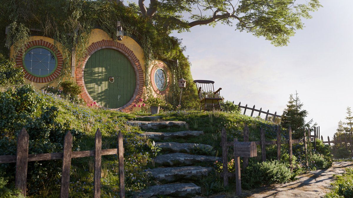 Time-lapse: Recreating The Shire in Blender 4.0 blendernation.com/2024/04/12/tim… #blender #blender3d #b3d