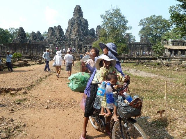Increased number of Cambodia people come to celebrate The Khmer New Year 2024 that start 13th - 16th of April 2024. They come to pray for sacred statues in Angkor Wat temple and other temples.