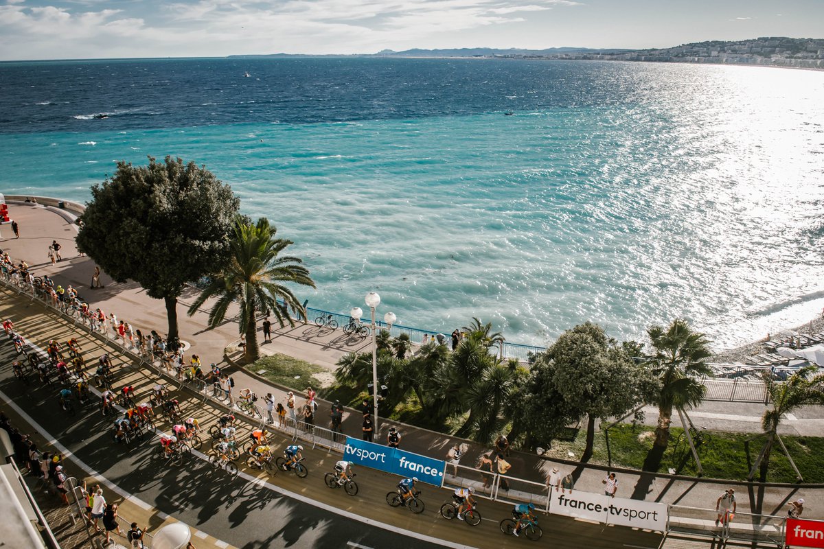 ☀️🌊 In 1⃣0⃣0⃣ days, the #TDF2024 will finish in @VilledeNice! ☀️🌊 Nous sommes à 1⃣0⃣0⃣ jours de l'arrivée du #TDF2024 à @VilledeNice !