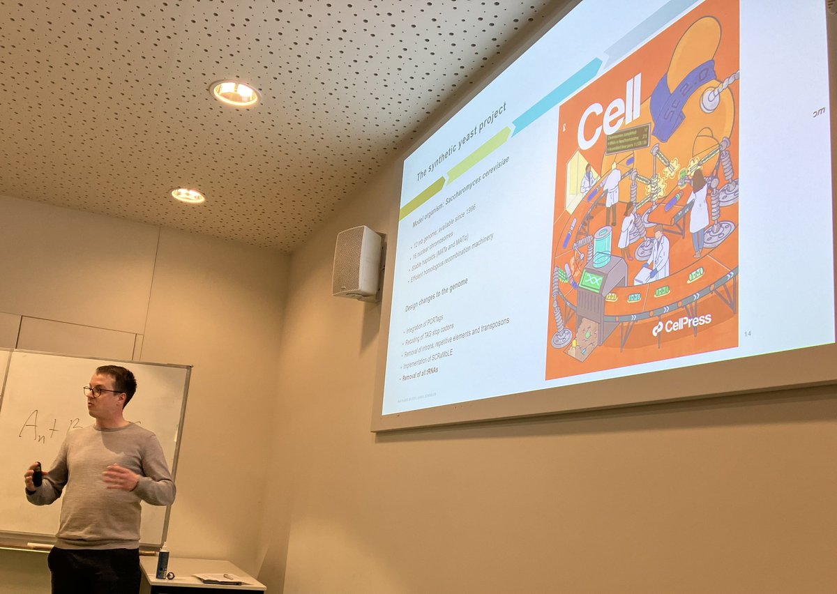 It was a pleasure to host @DSchindler_PDR at @LeidenBiology yesterday! Daniel presented his work on synthetic genomics, from the very beginning of the field all the way to leading a modern biofoundry lab at @mpi_marburg
