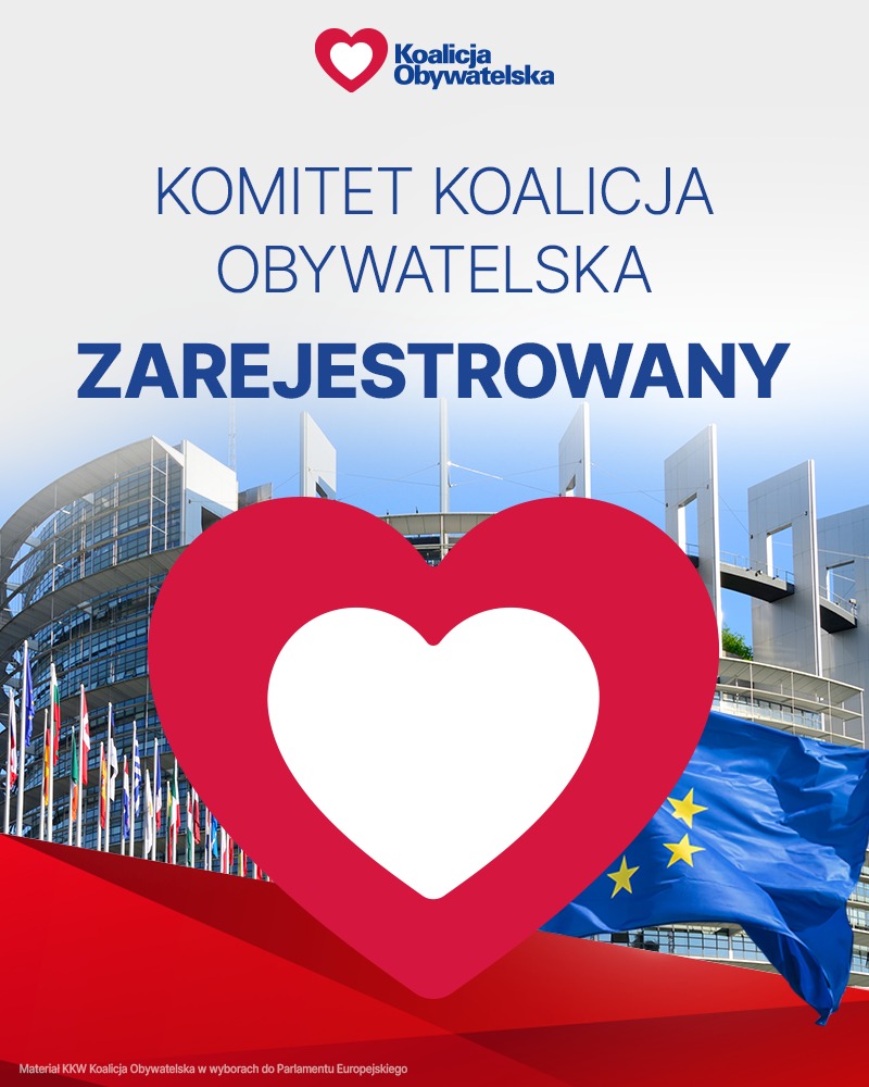 9 czerwca zagłosujcie na Koalicję Obywatelską✌️🇵🇱