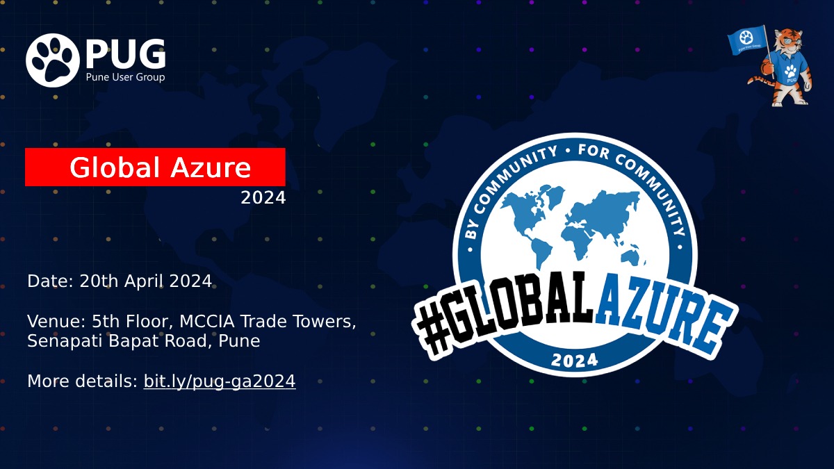 🌞 Feeling the Pune heat? Cool down with the latest in cloud tech at Pune Global Azure 2024! by @PuneUserGroup Our sessions are more refreshing than a monsoon breeze! ☁️💧 #GlobalAzure #Pune Secure Your Seat 🚀 bit.ly/pug-ga2024 @icertis @ezest @rapidcircle @GlobalAzure