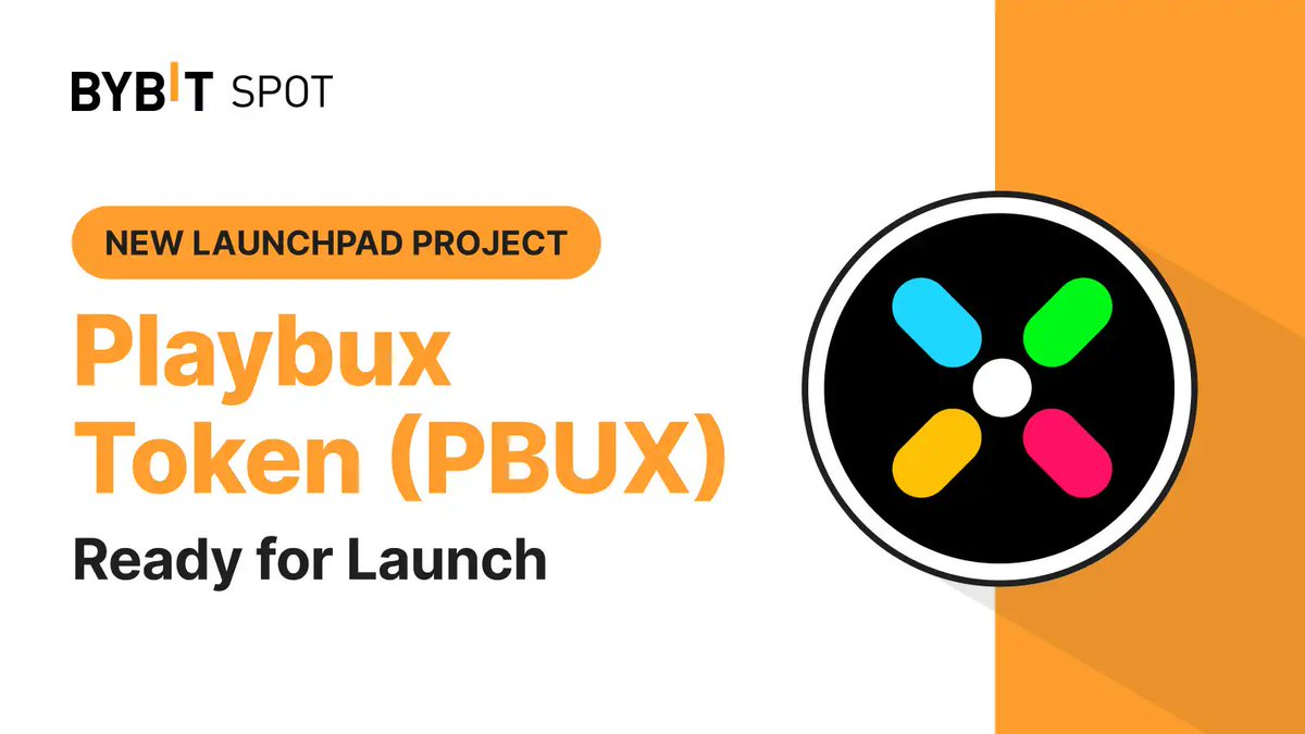 🚀 Exciting News Alert! 🎉 Playbux Token (PBUX) is set to launch on our latest Launchpad project!

📊 Token: PBUX 💰 Price: 1 PBUX Token = 0.075 USDT 🌐 Total Allocated to Bybit Launchpad: 4,000,000 PBUX

📅 Snapshot Period: Apr 18 - Apr 22 📈 Subscribe to token allocation: