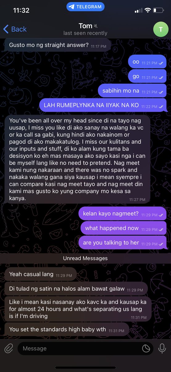 ITO PA PROOF: 

anong sinasabinmongnnonneed to pretend eh you were pretending all those times??! 😭 Ni isa sa sinabi mo walang totoo.