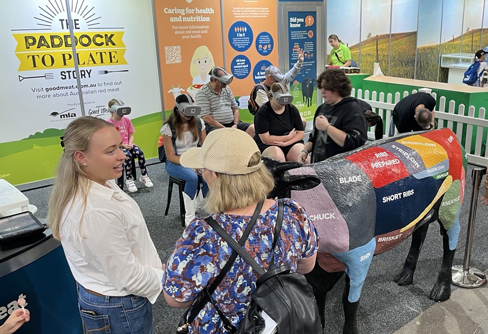 The Sydney Royal Easter Show is synonymous with agriculture, and this year’s event was another invaluable chance to bring the world of red meat production to those in the city. 🥩 Learn more about how MLA did this here 👇 bit.ly/49Bq1fT