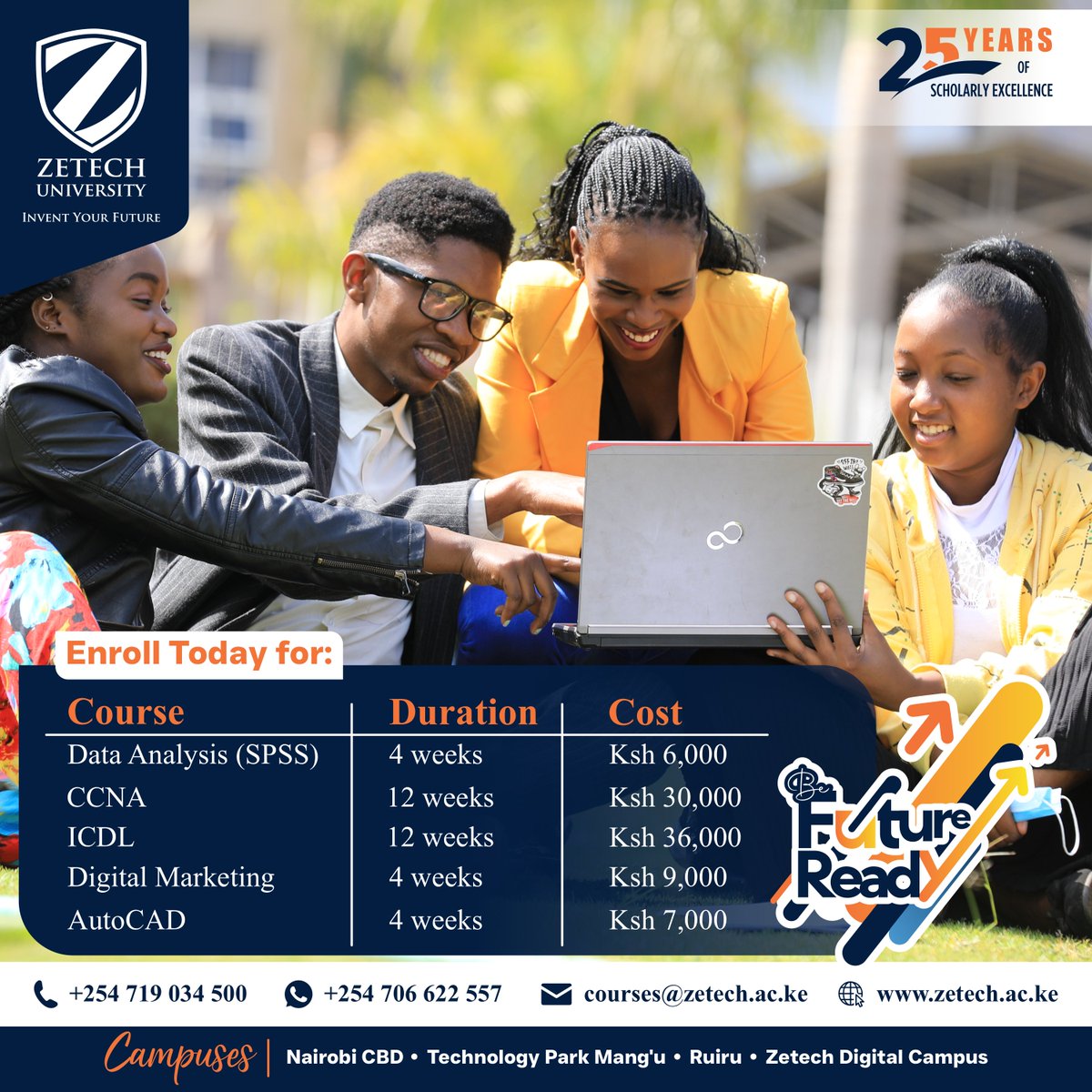 How are your 2024 resolutions going so far? 🤔

Remember one of your New Year's resolutions was to gain additional skills and certifications to improve your professional prospects.

Apply sajili.zetech.ac.ke

#BeFutureReady #ShortCourses