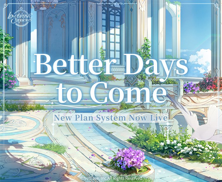 📅Event Preview📅

The 'Better Days to Come' system will be available on Apr. 18!

Plan your day with him and push each other forward to be better.

Complete the plan to get an exclusive message from him and the Timer Avatar Frame! (｡ì _ í｡)

#LovebrushChronicles