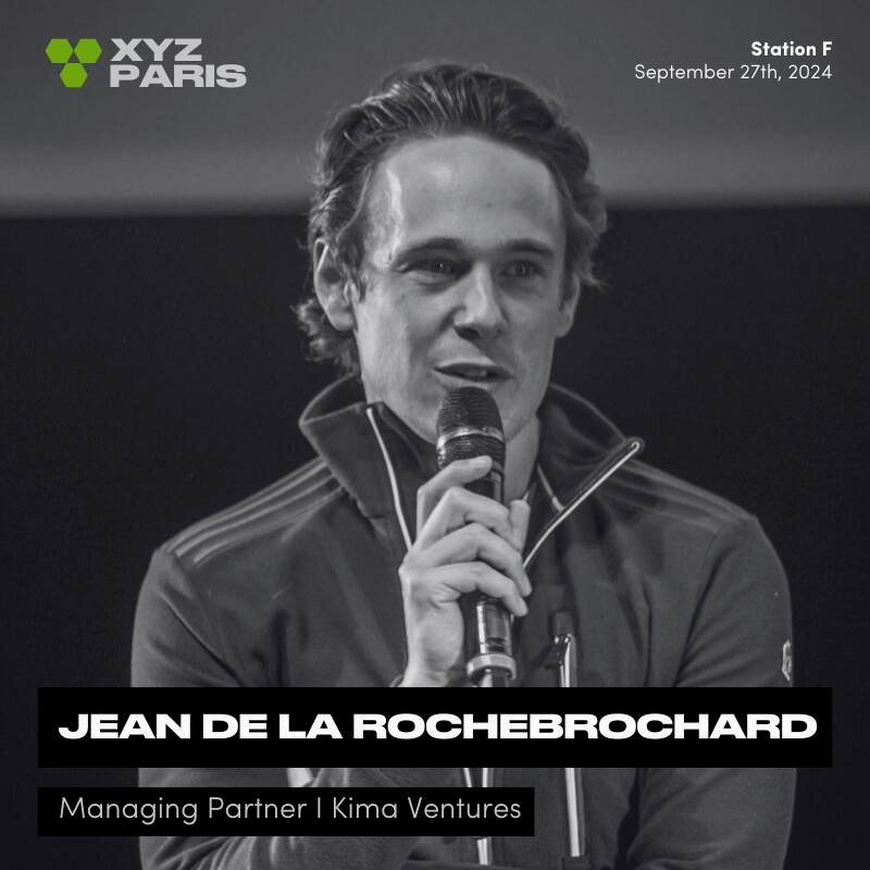 Speaker Announcement Jean De La Rochebrochard (@2lr), Managing Partner at @kimaventures, will be speaking at XYZ Paris. Secure your ticket at xyzparis.xyz/super-early-bi…