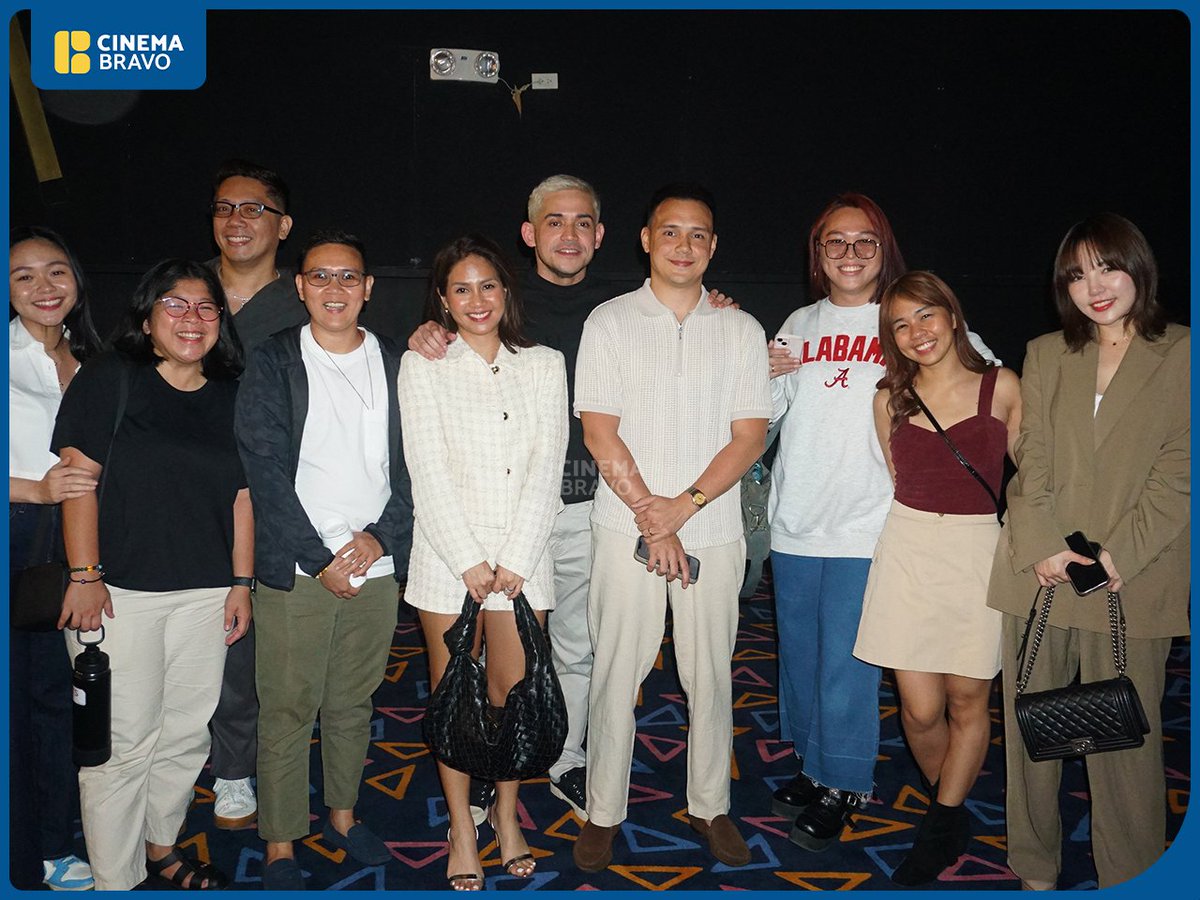 'TABING ILOG' CAST REUNITED EVENT: Kaye Abad, Patrick Garcia, and Paolo Contis at the theatrical advance screening new #Netflix film #AJourney, which starts streaming today. They were joined by director RC Delos Reyes and executive producer Erwin Blanco.