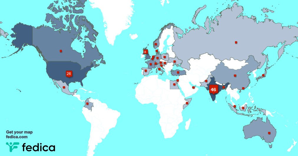 I have 2 new followers from UK. 🇬🇧, and more last week. See fedica.com/!meenaidu