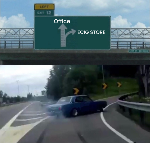 Which path would you choose? Office or Ecig Store? 🚗💨 
Share your thoughts below! 
#office #decisionsdecisions #vapelife #eightvape #vape #vaping #vapes #vapestore #vapeshop