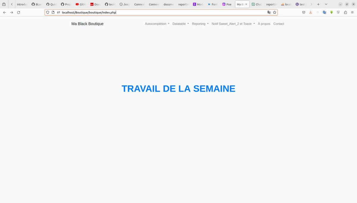 Black_F535's tweet image. #deuxmoisdeformationasigeris
#Bestcode
Première semaine nous avons effectués un mini site avec
Autocompletion, Alphapdf,Database,Sys.Notification sweet alert