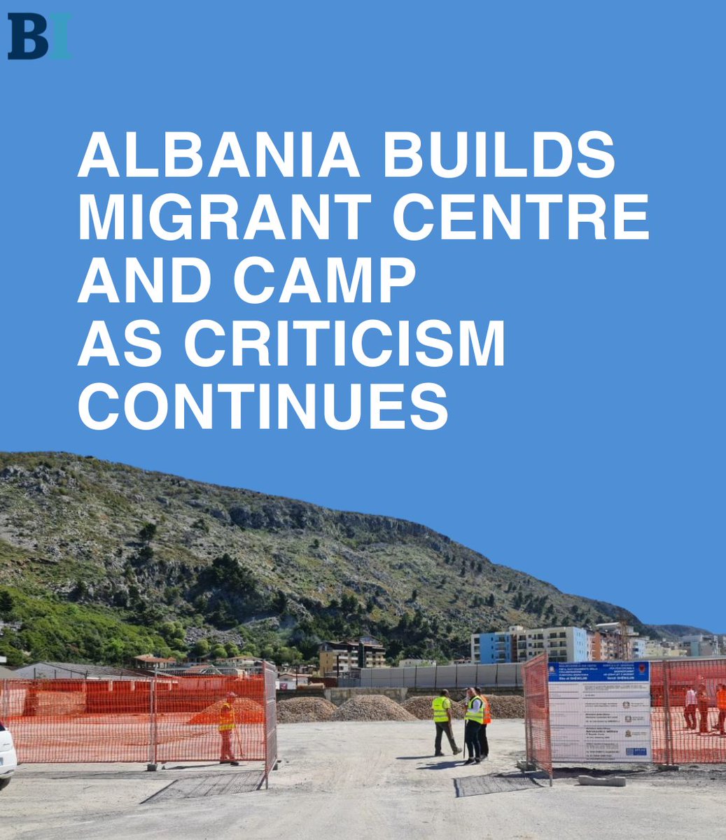 Building of the construction of a camp and receiving center for migrants from Italy began in Albania; nevertheless, locals and activists still view the idea with great disapproval. Subscribe to Balkan Insight Premium to read the full article. 👇 balkaninsight.com/2024/04/12/alb…