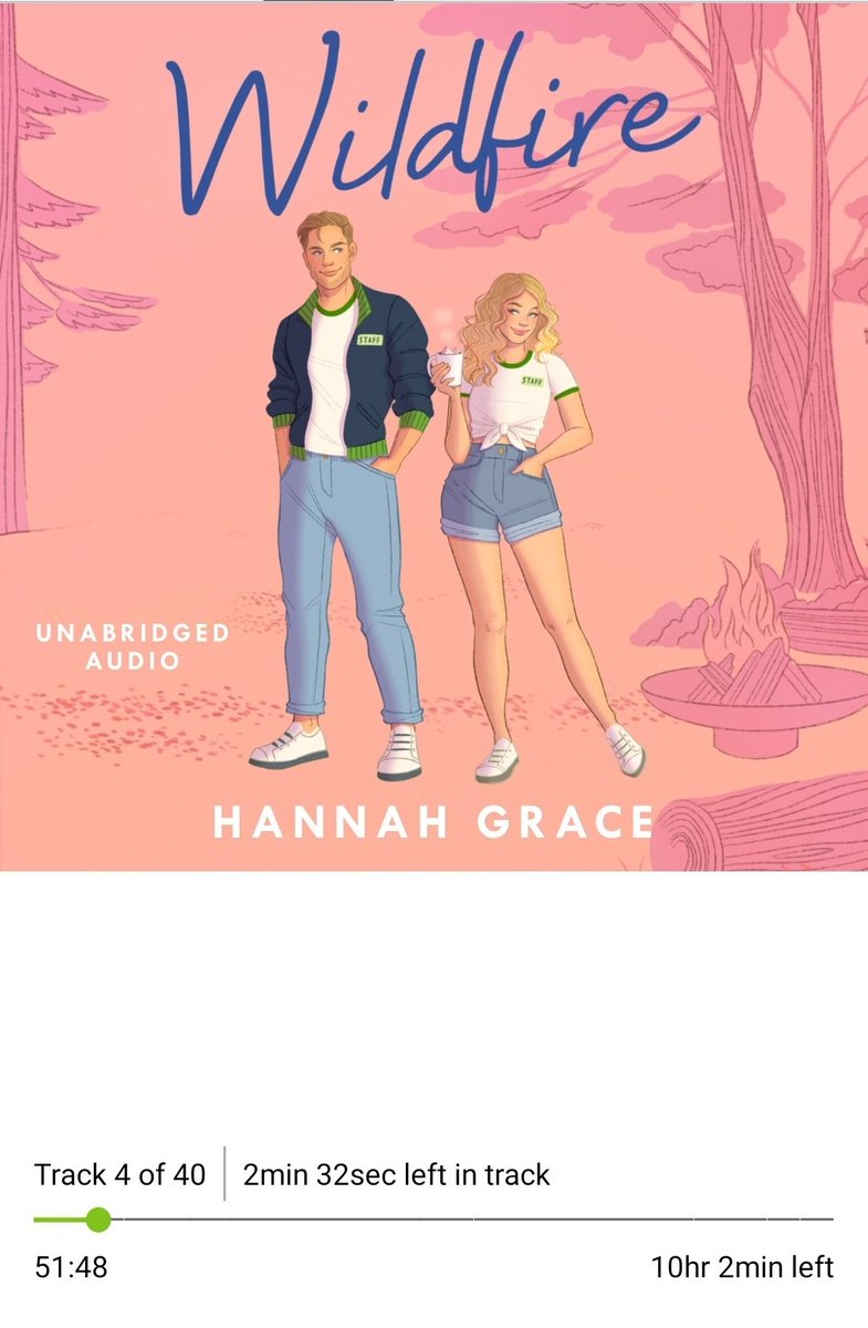 Currently listening to... Wildfire by Hannah Grace Thanks to @BorrowBox @Library_Plus for having this available @simonschusterUK #CurrentlyReading #booktwt