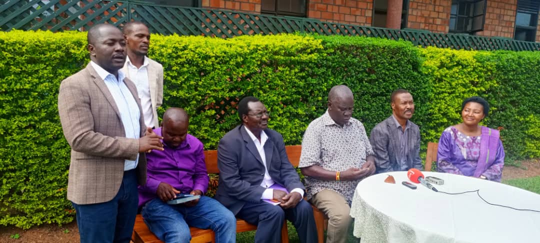 HAPPENING NOW: Press Conference organized by our Mobilisation team in Bunyoro Subregion as the Grassroots Mobilisation activities kick off today in Hoima District.