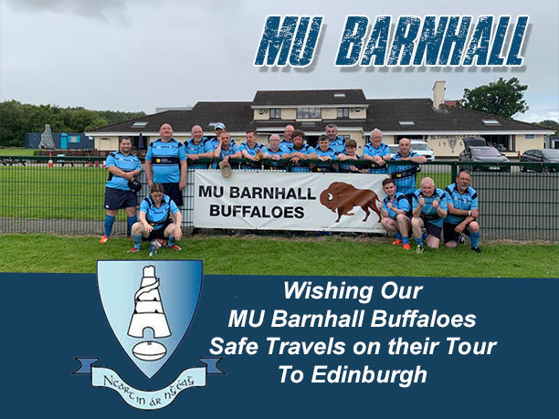 Wishing Our MU Barnhall Buffaloes
Safe Travels on their Tour To Edinburgh

#rugbyforall #mubarnhallrfc