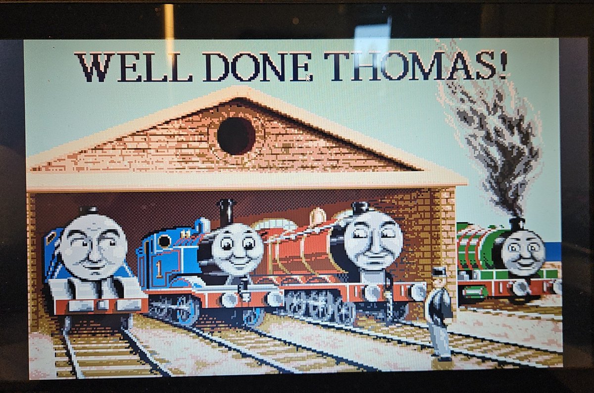 Beat the 1992 Thomas game and you get this nifty little RWS inspired screen.