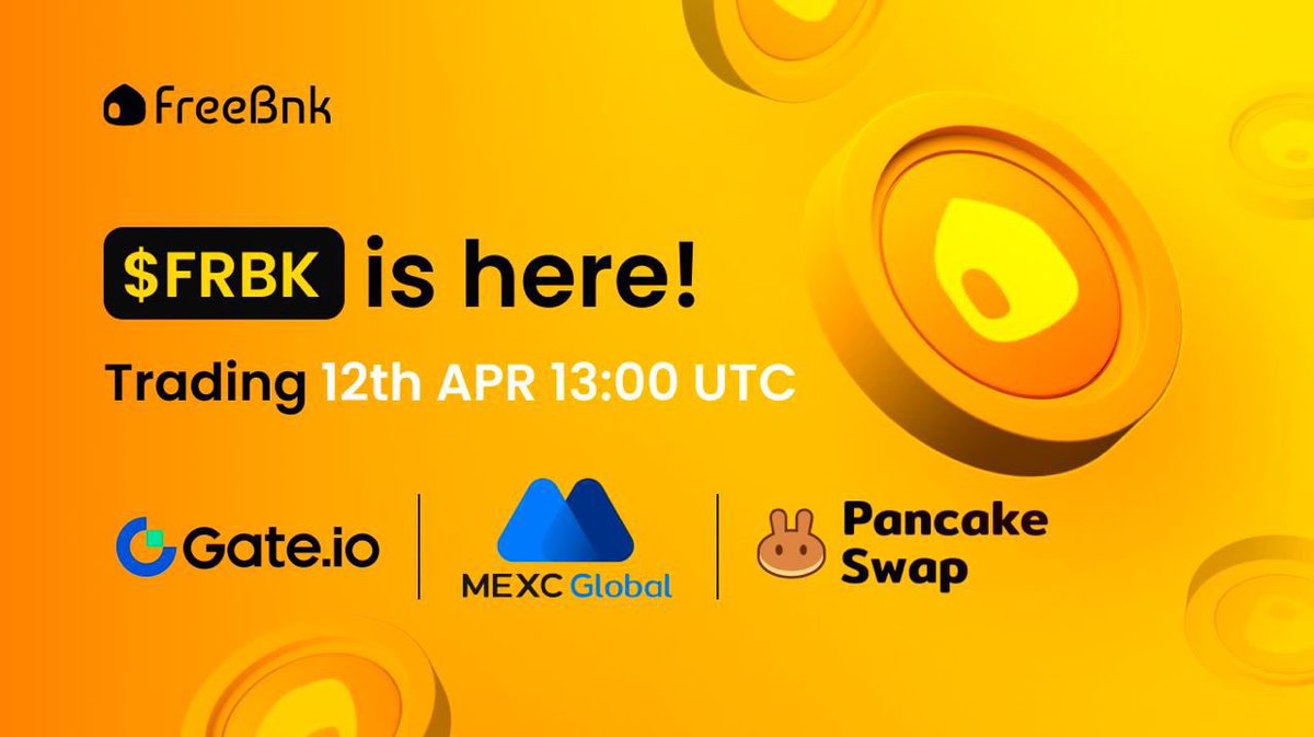 CryptoLego0311's tweet photo. #Decubate üzerinden ön satışına katıldığımız #FreeBank bugün TSİ 16:00’da #mexc ve #gateio borsasında listeleniyor. #RWA projelerine olan ilginin arttığı dönemde nasıl bir performans gösterecek merak ediyorum. $FRBK ön satış fiyatı 0.015$ ve TGE’de %20 dağıtılacak. https://t.co/dHOi0z43xW
